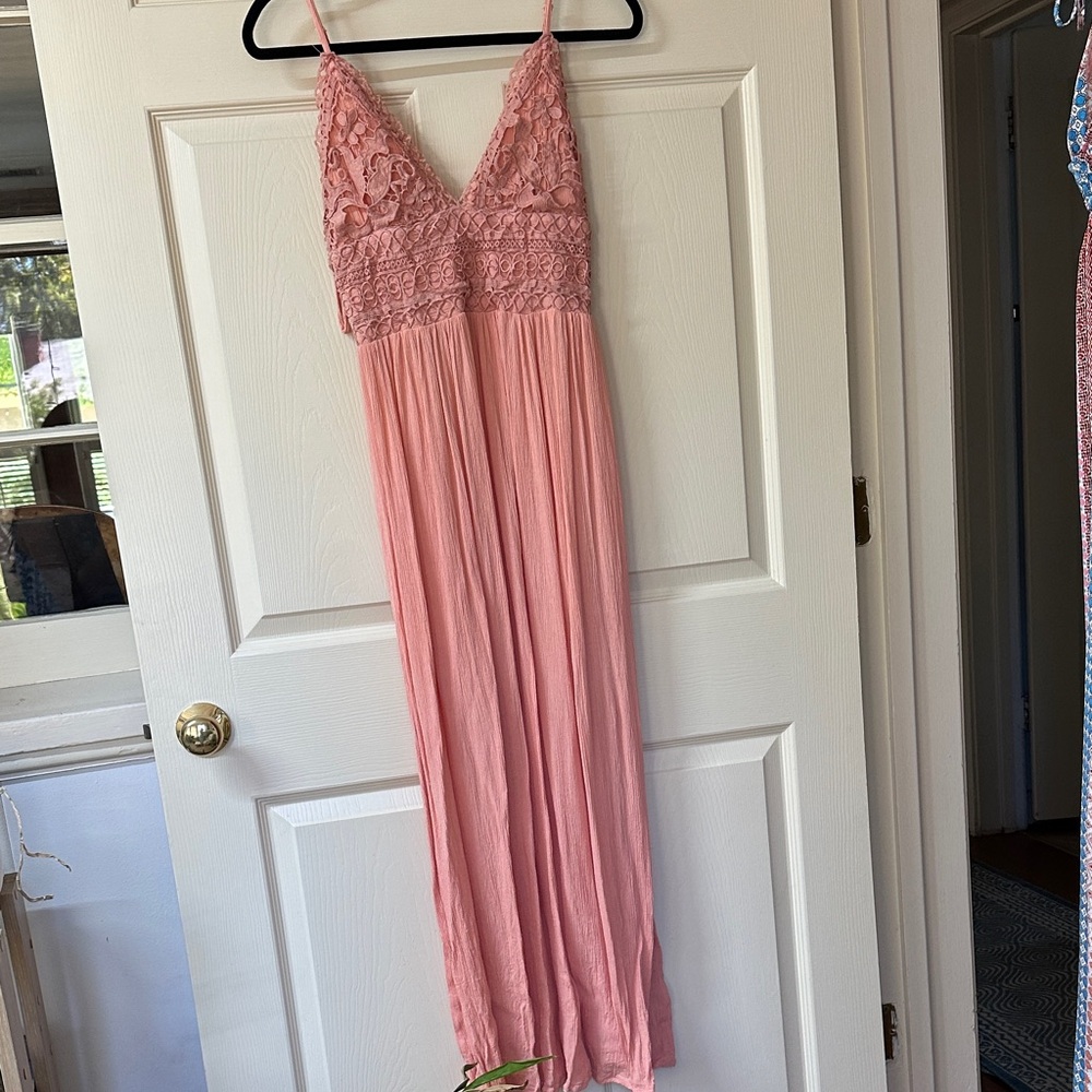 Rebellion Again Lace Maxi Dress